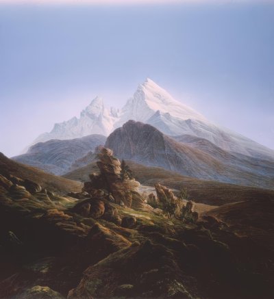 Il Watzmann da Caspar David Friedrich